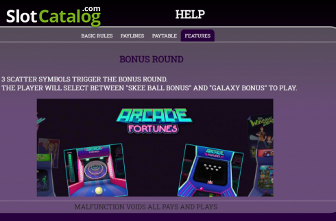 Скрин9. Arcade Fortunes слот