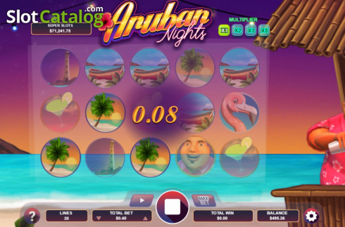 Скрин5. Aruban Nights слот