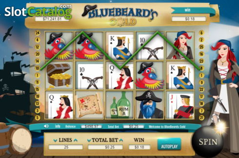 Скрин3. Blue Beard's Gold слот