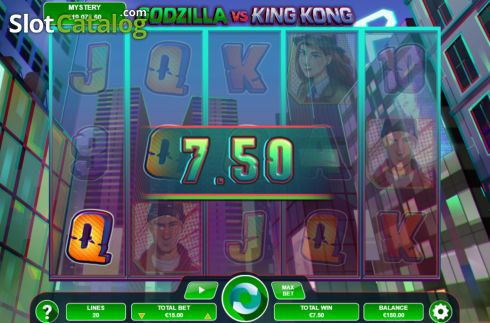 Скрин3. Godzilla vs King Kong слот