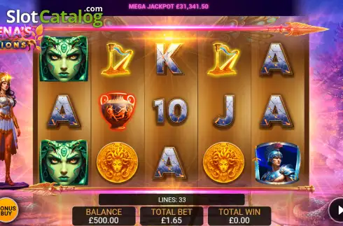 Скрин2. Athena's Millions слот
