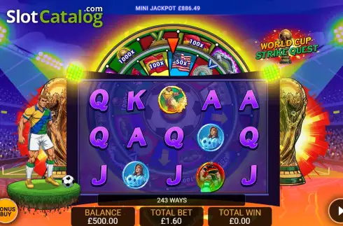 Скрин2. Worldcup Strike Quest слот
