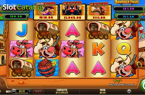 Скрин2. Bonanza Town Sheriff Sam слот