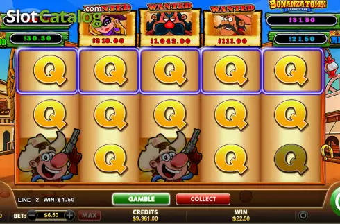 Скрин4. Bonanza Town Sheriff Sam слот