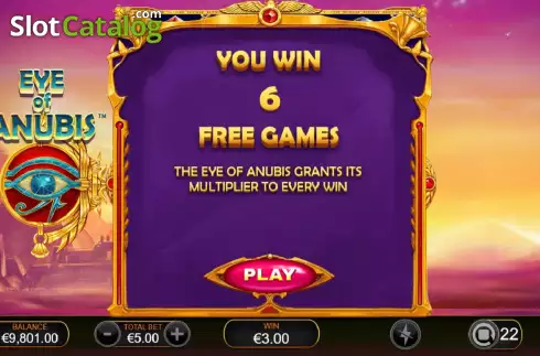 Скрин7. Eye of Anubis (Ash Gaming) слот