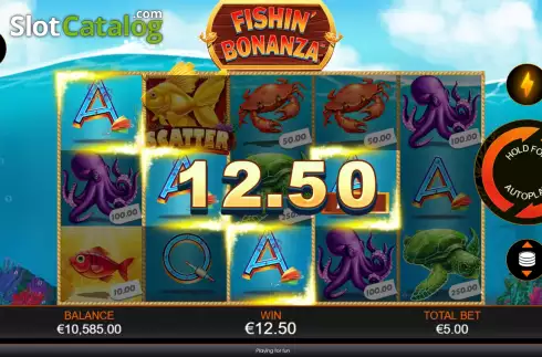 Скрин7. Fishin Bonanza слот