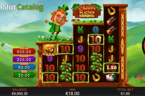 Скрин9. Gold Hit: O’Reilly’s Riches слот