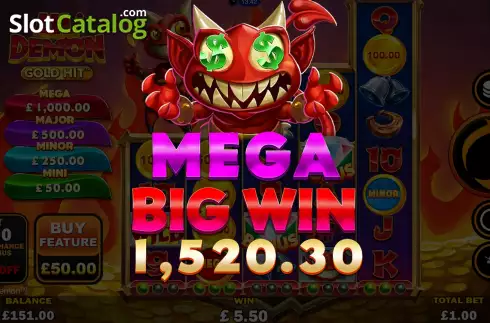 Скрин3. Gold Hit: Lil Demon слот