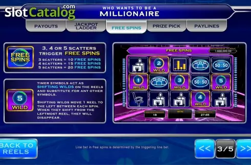 Скрин4. Who Wants to Be a Millionaire (Ash Gaming) слот