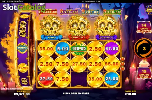 Скрин3. Gold Trio: Calacamania слот
