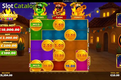 Скрин3. Gold Trio: Zones слот