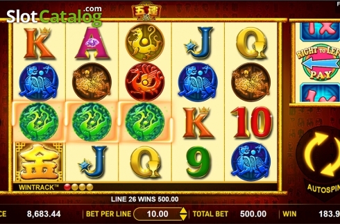 Скрин3. 5 Lucky Elements слот