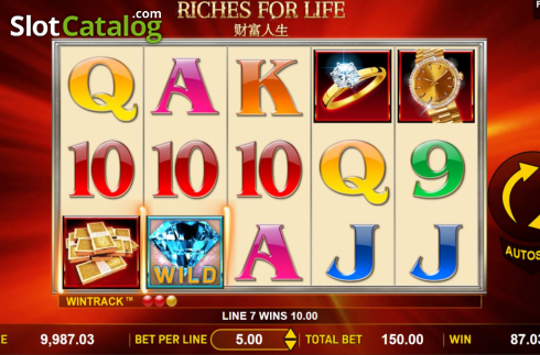 Скрин3. Riches For Life слот