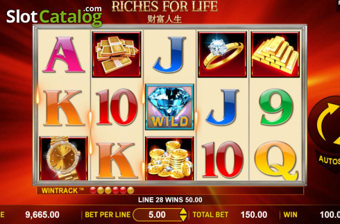 Скрин4. Riches For Life слот