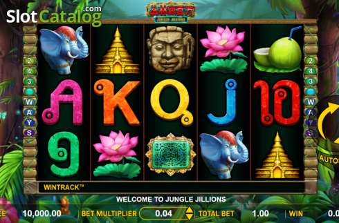 Скрин2. Jungle Jillions слот