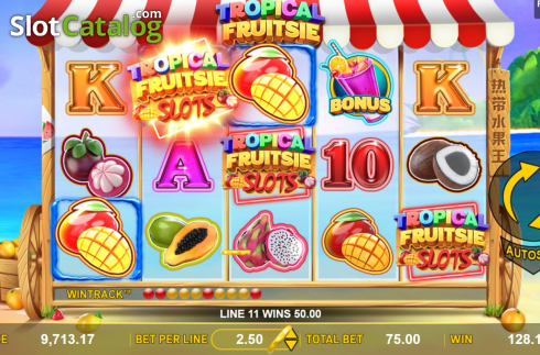 Скрин6. Tropical Fruitsie Slots слот