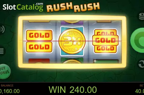 Скрин3. Rush Rush слот