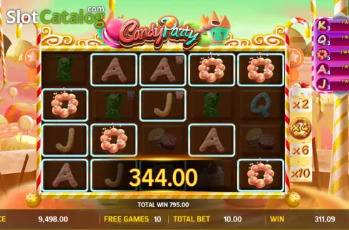 Скрин3. Candy Party (Aspect Gaming) слот