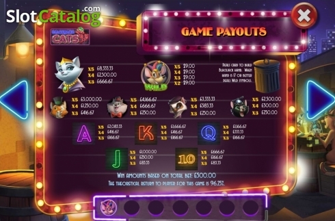 Скрин9. Blackjack Cats слот