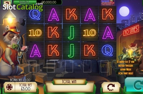 Скрин2. Blackjack Cats слот