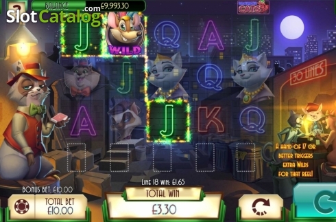 Скрин3. Blackjack Cats слот