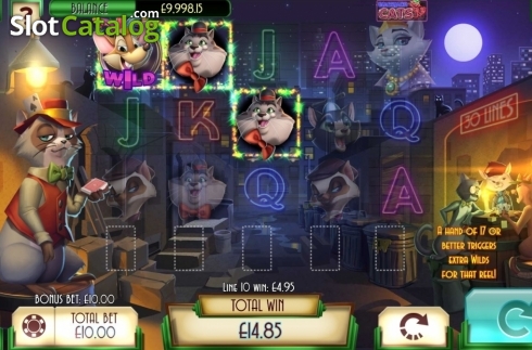 Скрин4. Blackjack Cats слот