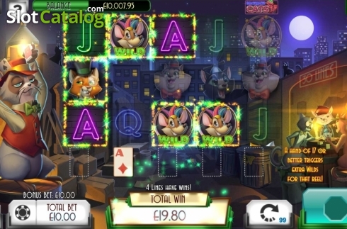 Скрин6. Blackjack Cats слот