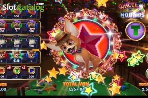 Скрин5. Wheel of Hounds слот
