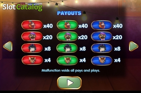 Скрин8. Wheel of Hounds слот