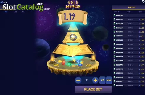 Скрин2. Gold Miner (Atlas-V) слот