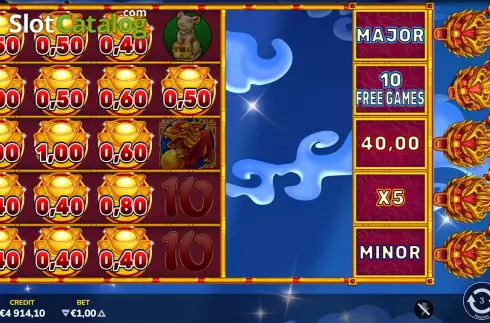 Скрин9. Golden Treasures слот