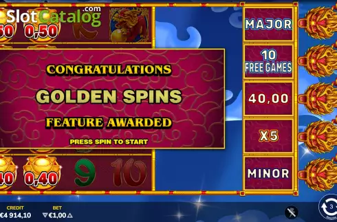 Скрин7. Golden Treasures слот