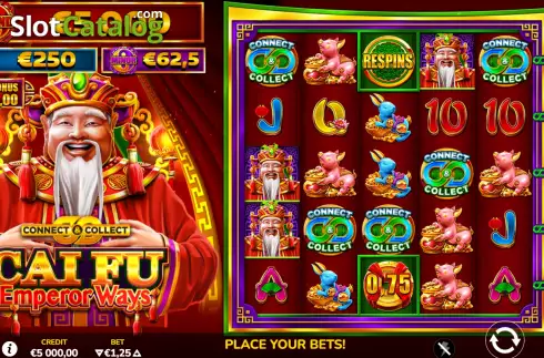 Скрин3. Cai Fu Emperor Ways слот