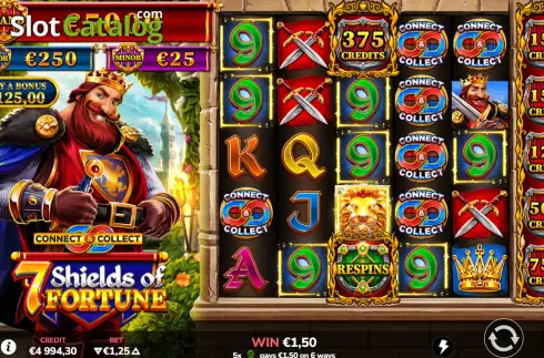 Скрин3. 7 Shields of Fortune слот