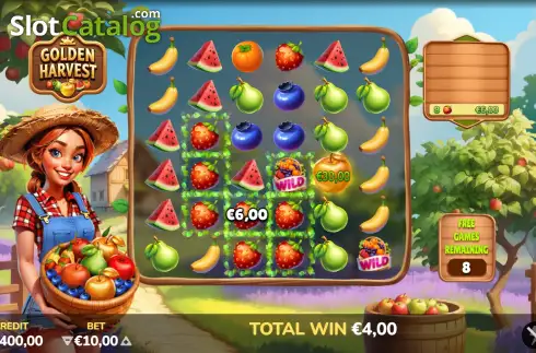 Скрин3. Golden Harvest (Atomic Slot Lab) слот