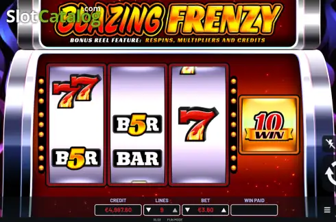 Скрин2. Blazing Frenzy слот
