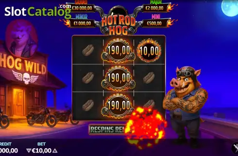 Скрин3. Hot Rod Hog слот