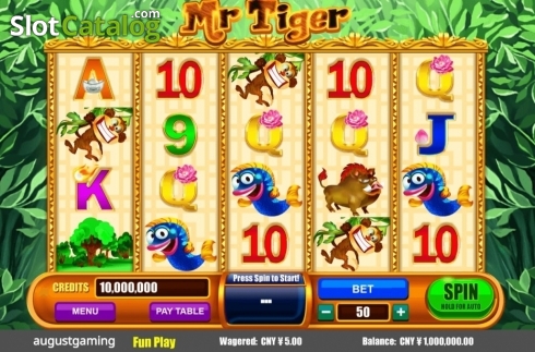 Скрин2. Mr Tiger слот