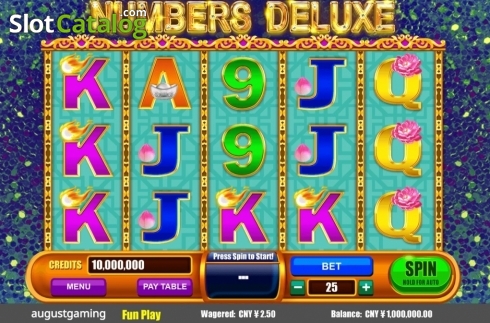 Скрин2. Numbers Deluxe слот