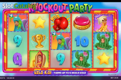 Скрин2. Knockout Party слот