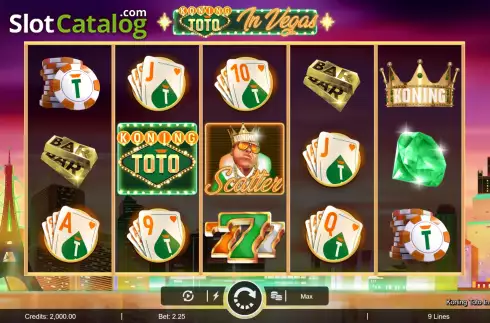 Скрин2. Koning Toto in Vegas слот