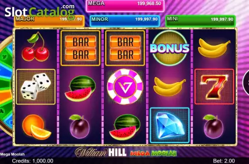 Скрин2. William Hill Mega Moolah слот