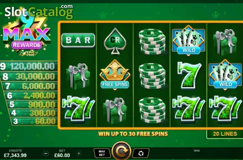Скрин2. 9 Max Rewards слот