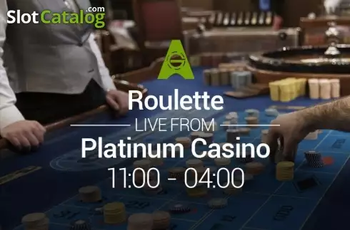 Roulette live from Platinum Casino слот