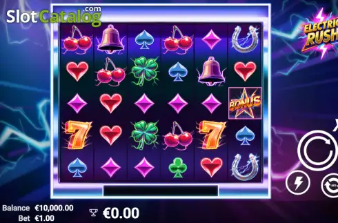 Скрин2. Electric Rush слот