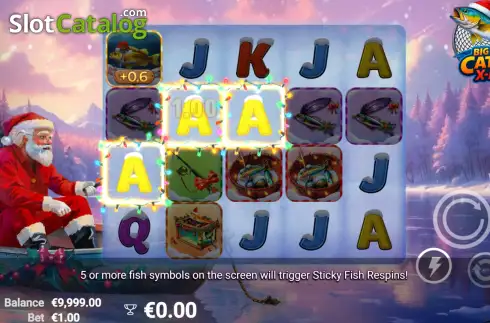 Скрин3. Big Catch Xmas слот