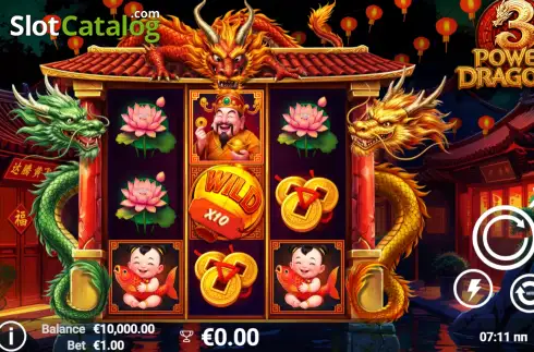 Скрин2. 3 Power Dragons слот