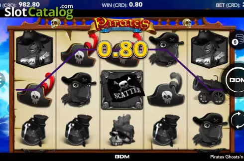 Скрин3. Pirates Ghosts'n Skulls слот