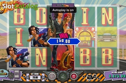 Скрин4. Bonnie & Clyde (BF games) слот