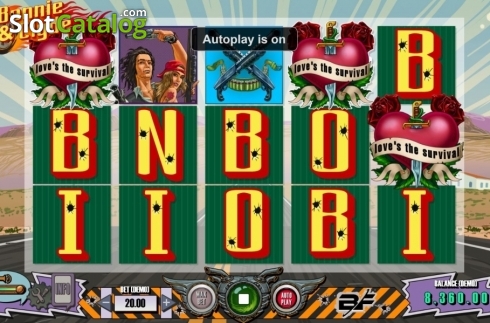 Скрин6. Bonnie & Clyde (BF games) слот